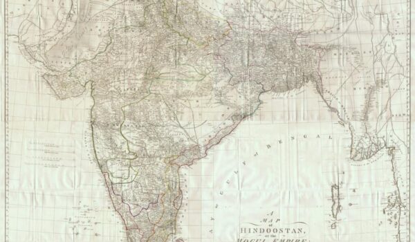 Map of India, 1788