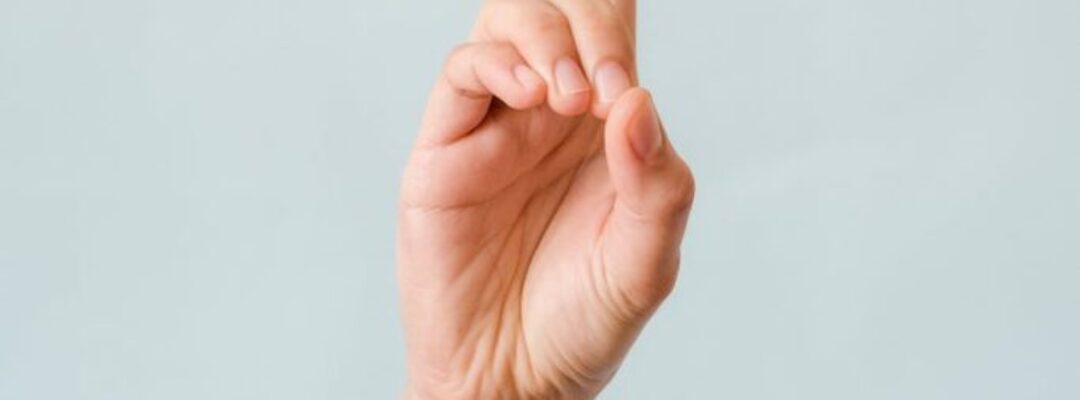 hand pointing upwards